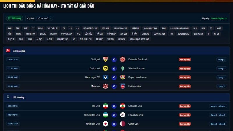 Cakhia Link – Khi link trực tiếp và lịch thi đấu trở thành “kim chỉ nam” của mọi fan bóng đá