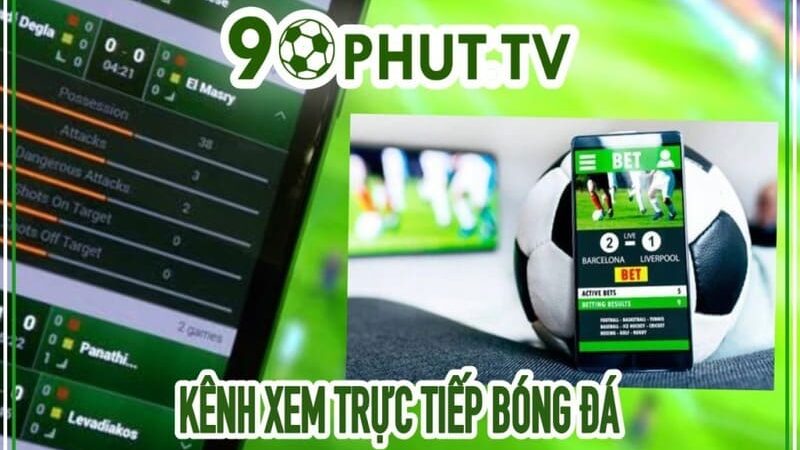 Cùng 90PhutTV xem live soccer Full HD sắc nét hiện đại
